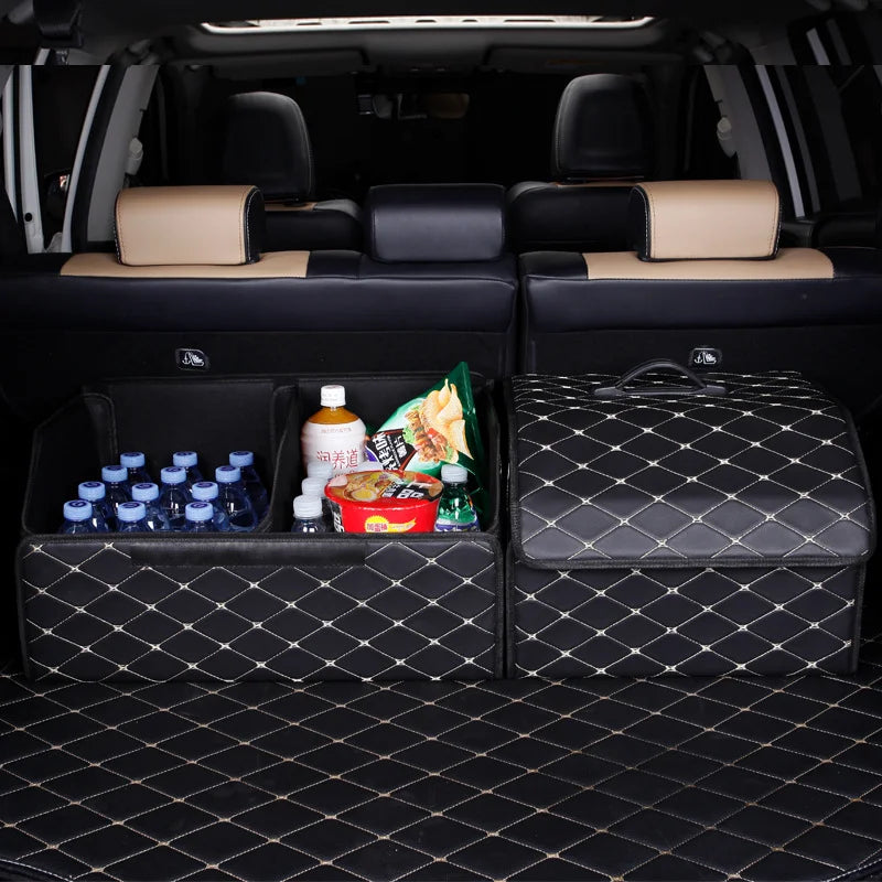 Car Trunk Organizer - Large capacity capacity foldable storage for clean & organized cars