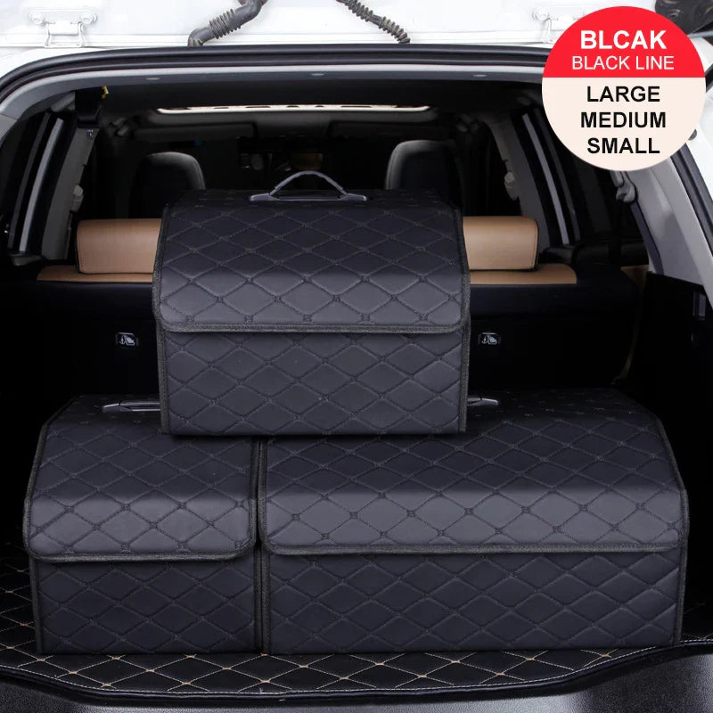 Car Trunk Organizer - Large capacity capacity foldable storage for clean & organized cars