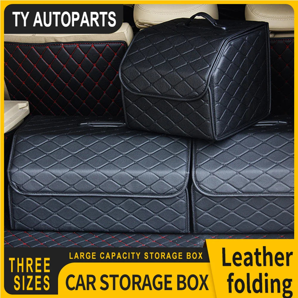 Car Trunk Organizer - Large capacity capacity foldable storage for clean & organized cars